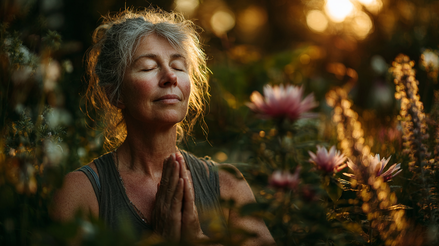 Közösségi jóga foglalkozás természetes környezetben